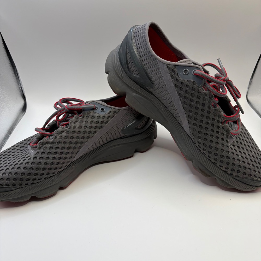 Under Armour Speedform Gemini 2 Mens Size 10 Running Shoes Grey Red 1278215-041 - Picture 4 of 8